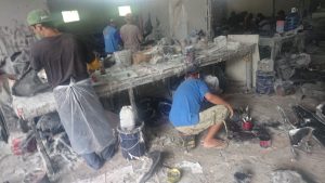 Produksi Fairing Motor, Perusahaan UKM Diduga tak Berizin