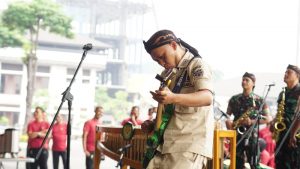 Alat Musik Angklung Lengkapi Band Kodam III/Slw Raih Juara 2