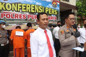 Satnarkoba Polres Purwakarta Amankan Dua Pemuda Penanam Ganja