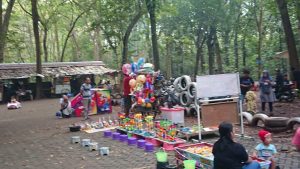 Wisata Kebon Kembang Cikampek Beralih Fungsi Jadi Pasar Rametuk