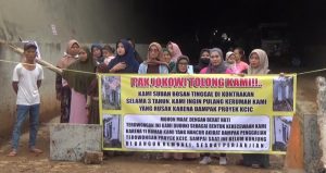 Protes, Puluhan Warga Tegalnangklak Duduki Proyek KCIC