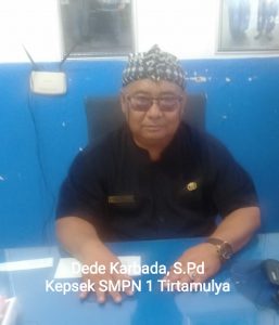 Kepsek SMPN 1 Tirtamulya Bimbing Pemantapan LTUB