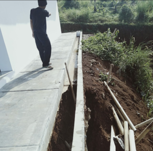 Longsor, Bangunan Baru SMK 1 Negeri Darangdan Rawan Ambruk