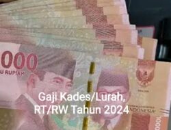 Ini Besaran Gaji Kepala Desa/ Lurah, Ketua RT/RW Terbaru