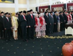 Pengambilan Sumpah Janji Anggota DPRD Kabupaten Purwakarta Periode 2024-2029, Lancar dan Khidmat