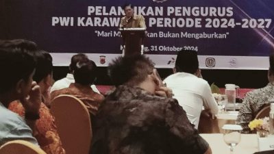 Pengurus PWI Karawang Resmi Dilantik