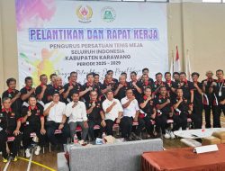 Dilantik Pengprov Jabar, PTMSI Karawang Fokus Pembinaan dan Prestasi Atlet