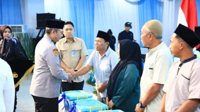 Pembangunan SMA Kemala Taruna Bhayangkara Bogor Capai 60 Persen, Polri Gelar Buka Puasa Bersama Warga Gunung Sindur