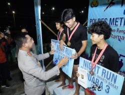 Polres Jakbar Gelar Night Run, Ajak Remaja Isi Ramadan dengan Hal Positif