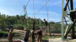 Jembatan Gantung Desa Sanawuyu Tuntas Dibangun, Warga Tak Perlu Lagi Menyeberangi Sungai