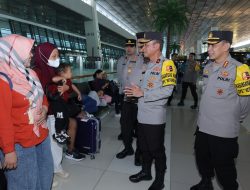 Arus Mudik di Bandara Soekarno-Hatta lancar, Polri Pastikan Pelayanan Optimal bagi Masyarakat