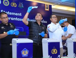 466.535 Lembar Uang Rupiah Palsu Dimusnahkan