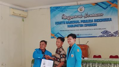 Mochamad Agoes Renaldi Saputra Resmi Pimpin KNPI Karangsembung, Semangat Baru Pemuda Menggema