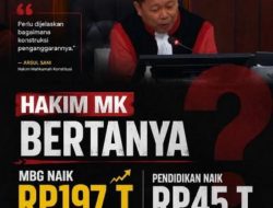 Hakim MK Pertanyakan Lonjakan Anggaran MBG Rp197 Triliun di APBN 2026