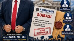 Formasi Layangkan Somasi kepada Bupati, Wakil Bupati dan Sekretaris Daerah Cirebon