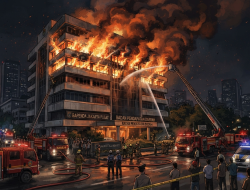 Gedung Bapenda DKI Jakarta Terbakar Hebat, 6 Lantai Hangus Dilalap Api