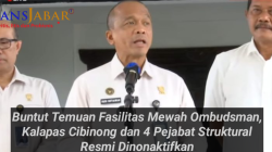 Buntut Temuan Fasilitas Mewah Ombudsman, Kalapas Cibinong dan 4 Pejabat Struktural Resmi Dinonaktifkan