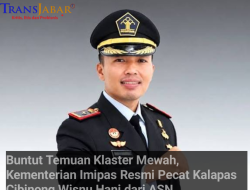 Buntut Temuan Klaster Mewah, Kementerian Imipas Resmi Pecat Kalapas Cibinong Wisnu Hani dari ASN